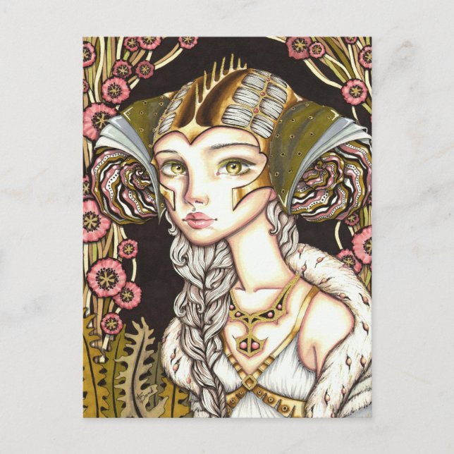Cyber Lady Postcard (Front)