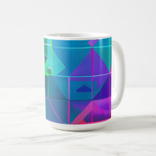 Cyber Lattice: A Spectrum of Light Coffee Mug