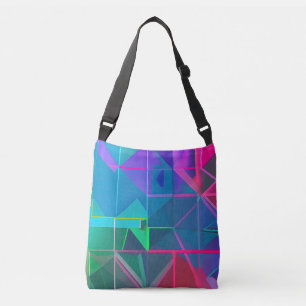 Cyber Lattice: A Spectrum of Light    Crossbody Bag
