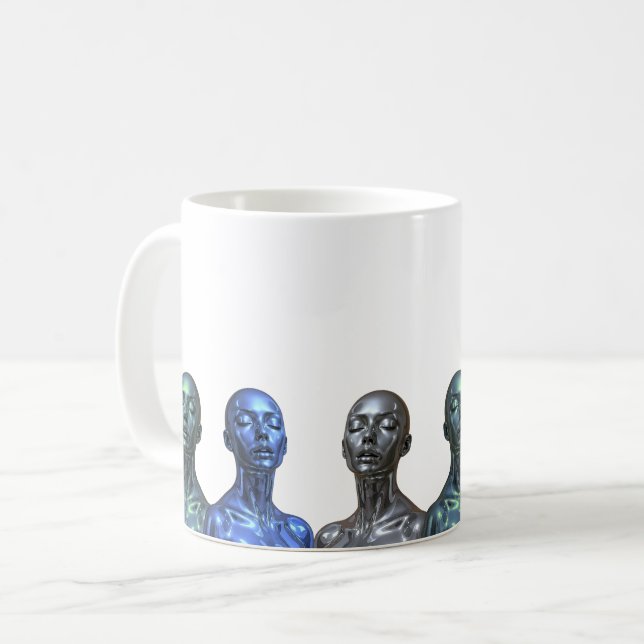 Cyber Lineup Coffee Mug (Front Left)