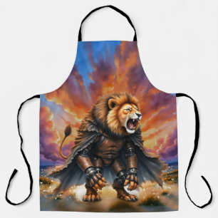 Cyber Lion of the Wastelands Apron