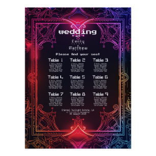 Cyber-Mediaeval Fusion Wedding Poster