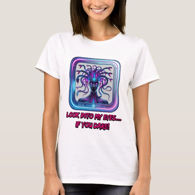 Cyber Medusa Neon - Women's T-Shirt (Front)