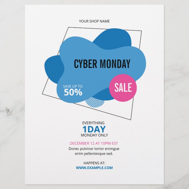Cyber Monday Flyer (Front)