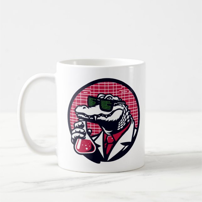 Cyber News Gator Mug (Left)
