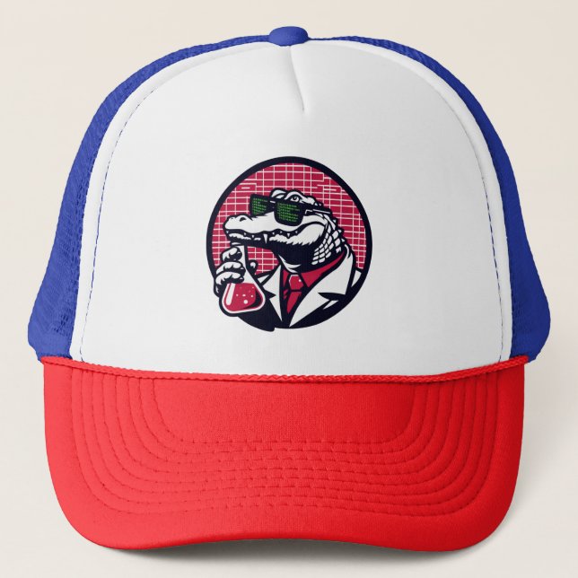 Cyber News Gator Trucker Hat (Front)