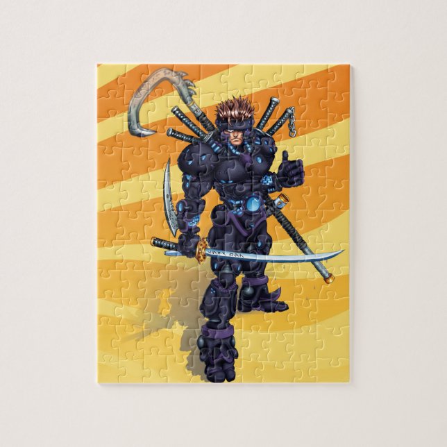 Cyber Ninja Jigsaw Puzzle (Vertical)