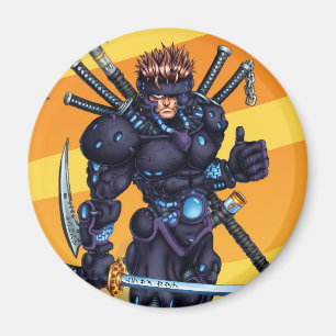 Cyber Ninja Magnet
