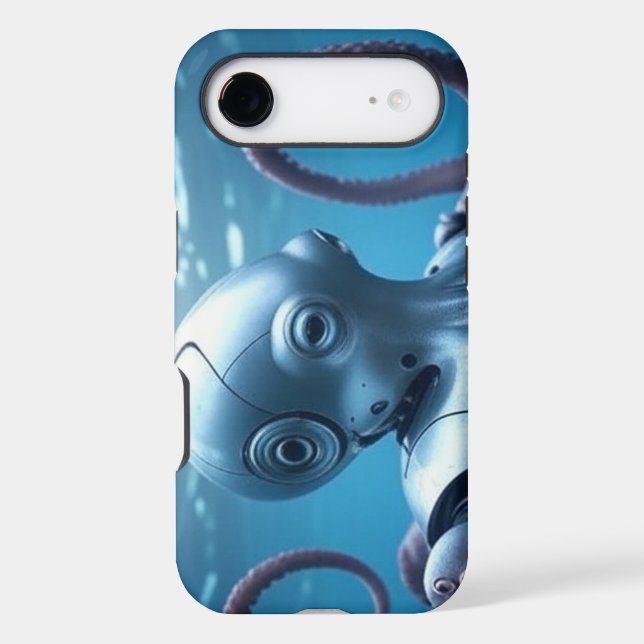 Cyber Octopus Apple iPhone 17 Air Tough case horiz (Back)