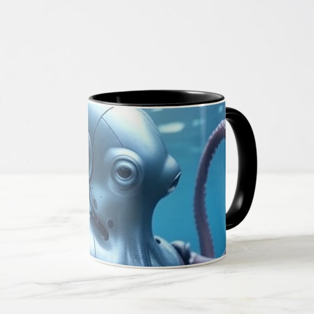 Cyber Octopus combo mug (Front Right)