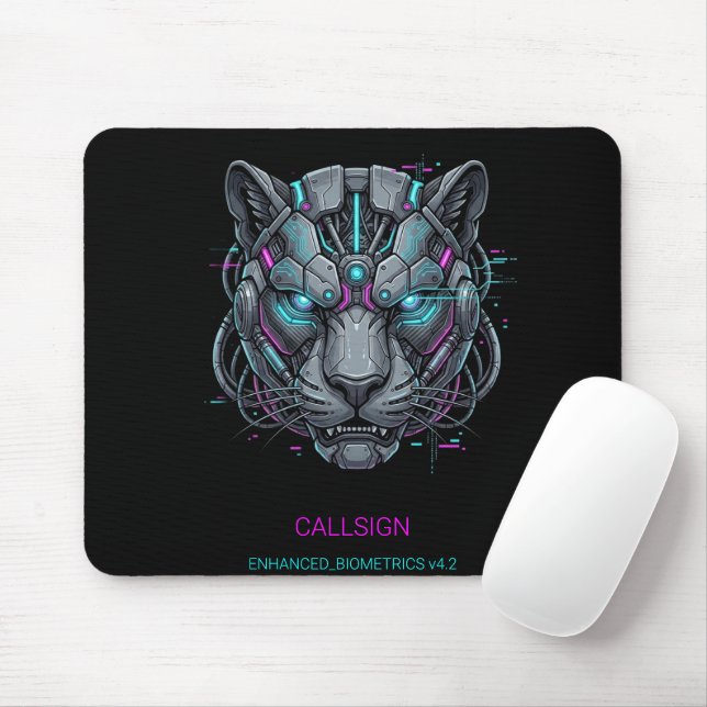 Cyber Panther Gaming Mouse Pad (With Mouse)