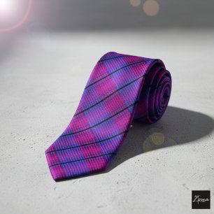 Cyber Plaid Tie