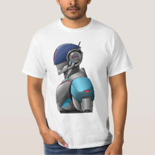 Cyber Police Robot - Futuristic Android T-Shirt