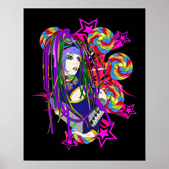 Cyber Pops Poster (Front)