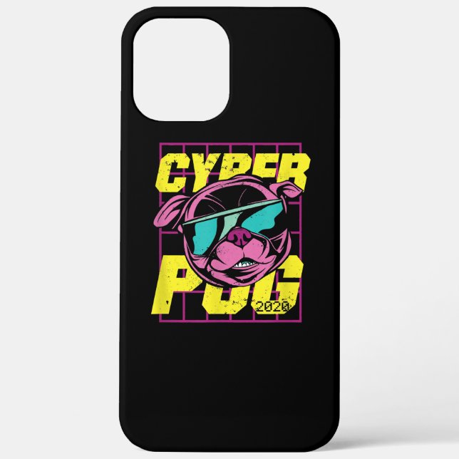 Cyber Pug | Cool Pug Dog Case-Mate iPhone Case (Back)