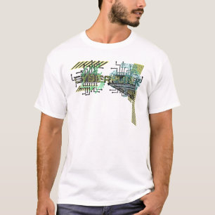 Cyber Punk Cyberpunk Trippy Acid Glitch Retro Futu T-Shirt