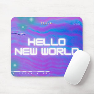 Cyber punk mouse pad