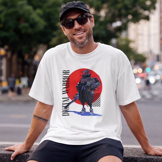 Cyber Ronin Vanguard Warrior T-Shirt (Creator Uploaded)