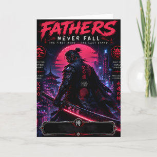 Cyber Samurai Father Card