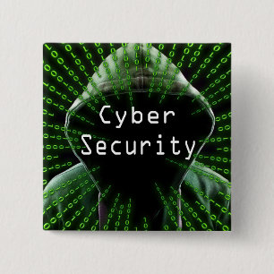 Cyber Security Business 15 Cm Square Badge