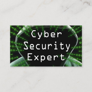 Cyber Security Business Expert Business Card