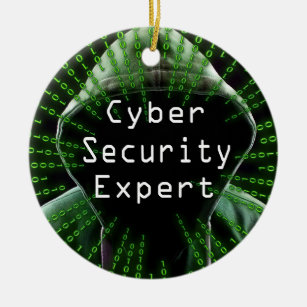 Cyber Security Business Expert Ceramic Tree Decoration