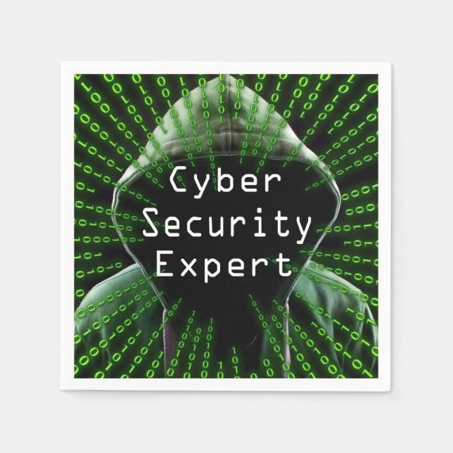 Cyber Security Business Expert Napkin (Front)
