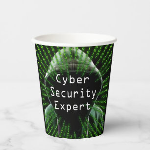 Cyber Security Business Expert Paper Cups