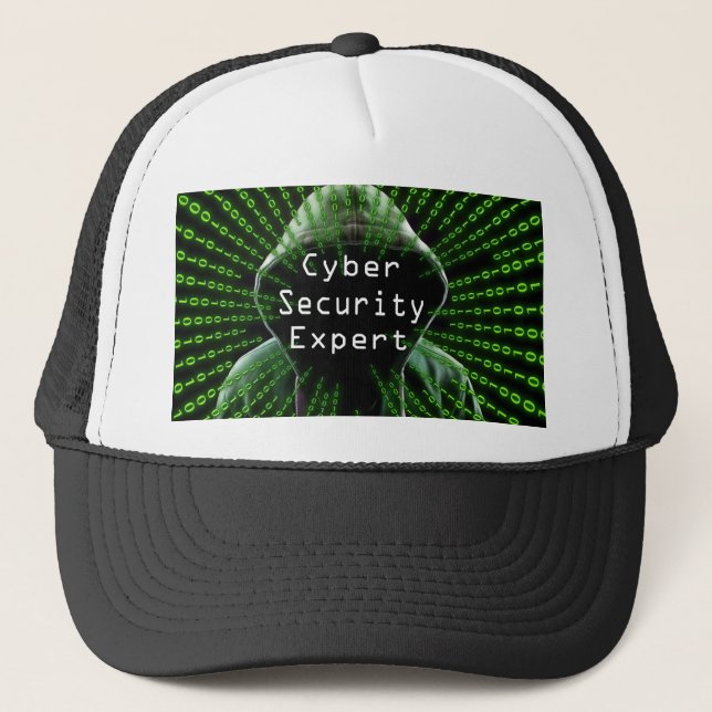 Cyber Security Business Expert Trucker Hat (Front)