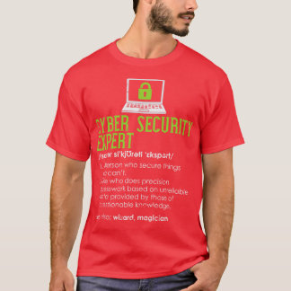 Cyber Security Definition T-Shirt
