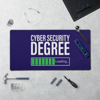 Cyber Security Degree Loading, specialist Desk Mat