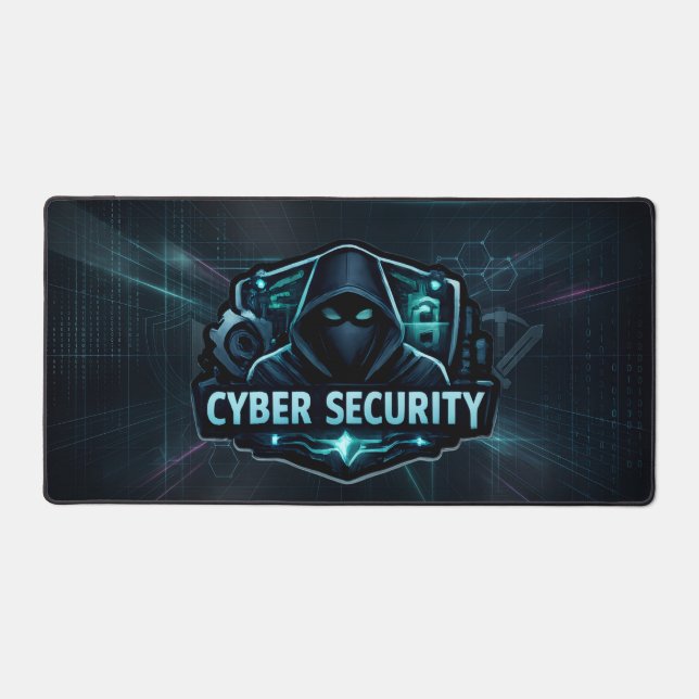 Cyber Security Elite Hacker XXL Desk Mat  Mousepad (Front)