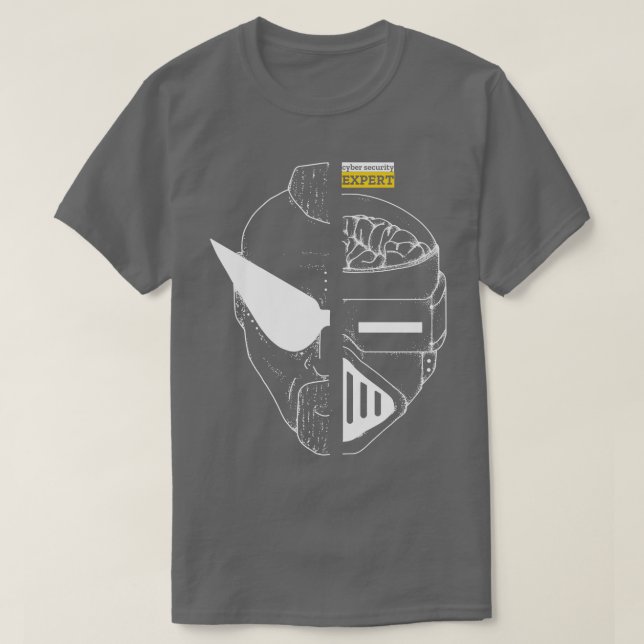 Cyber Security Expert Cyberpunk  T-Shirt (Design Front)