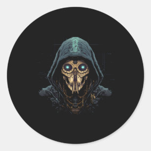 Cyber Security Expert For White Hacker And Cyber W Classic Round Sticker