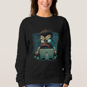 Cyber Security Expert Quote for White Hat Hacker 8 Sweatshirt