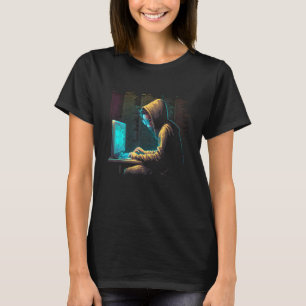 Cyber Security Expert Quote for White Hat Hacker 9 T-Shirt