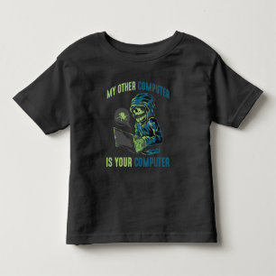 Cyber Security Hacker Computer Admin Programmer Toddler T-Shirt
