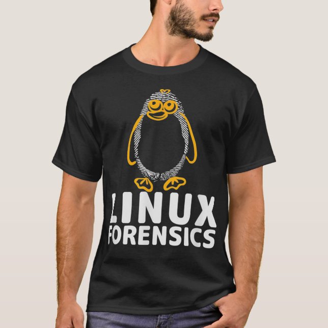 Cyber Security  Linu Forensics T-Shirt (Front)