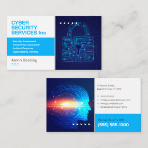 Cyber Security Services   Security Consulting Business Card