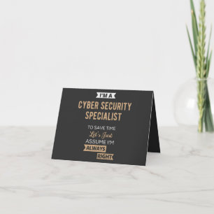 Cyber Security Specialist Card