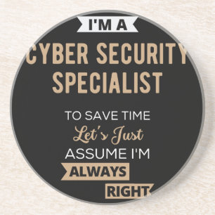 Cyber Security Specialist Coaster