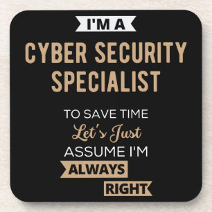 Cyber Security Specialist Coaster