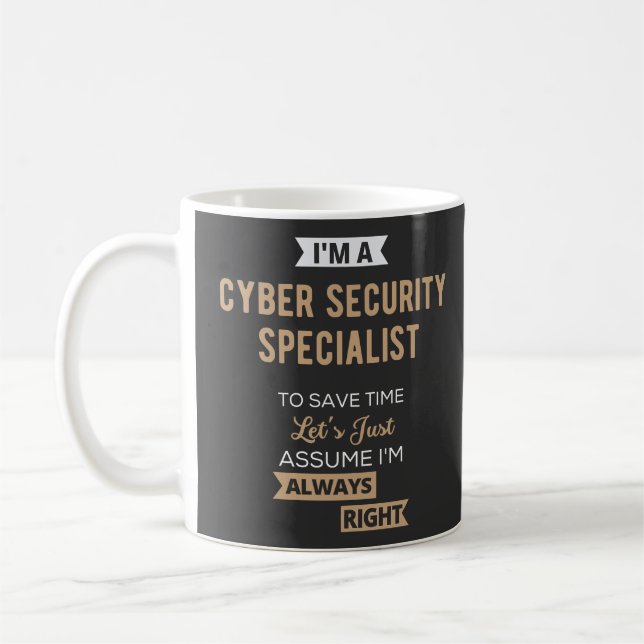 Cyber Security Specialist Coffee Mug (Left)