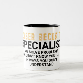 Cyber Security Specialist Know Two-Tone Coffee Mug
