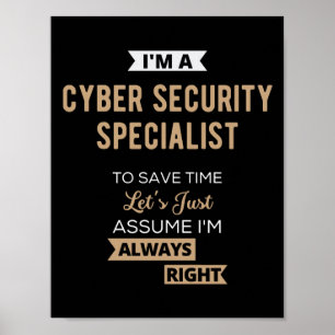 Cyber Security Specialist Poster