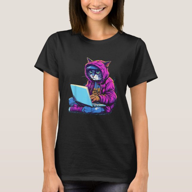 Cyber Security Team and Anti Malware Technicians T-Shirt (Front)