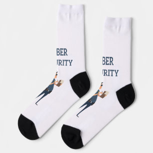 Cyber Security: The Cool Cop on Patrol Socks