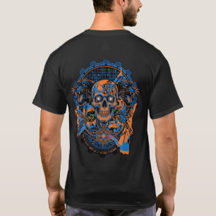 Cyber Skull Panther Shirt – Futuristic Mechanical 