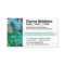 Cyber Tech-1 Business Card template (white/aqua)