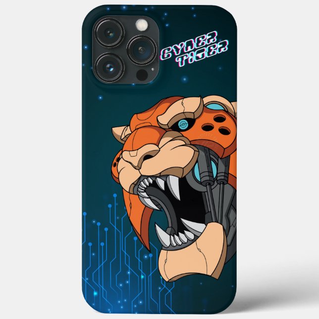 Cyber Tiger | Case-Mate iPhone Case (Back)